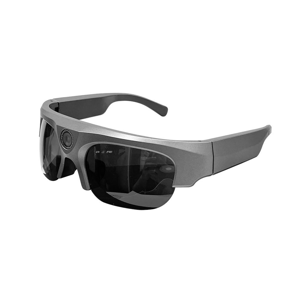 4K HD Glasses Camera - Polarized Bluetooth Sunglasses with Built-in Dash Cam for Cycling, Sports & Outdoor Adventures | Mini Action Camera for Hands-Free Recording