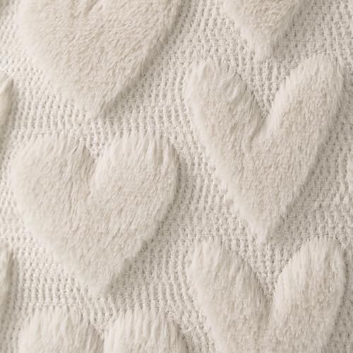 Cream White Size Heart