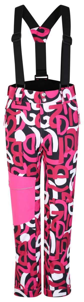 Dare2B Kids' POW Insulated Snow Pants 2024 - Waterproof Winter Ski Pants for Boys & Girls - Perfect for Skiing, Snowboarding & Cold Weather Outdoor Activities