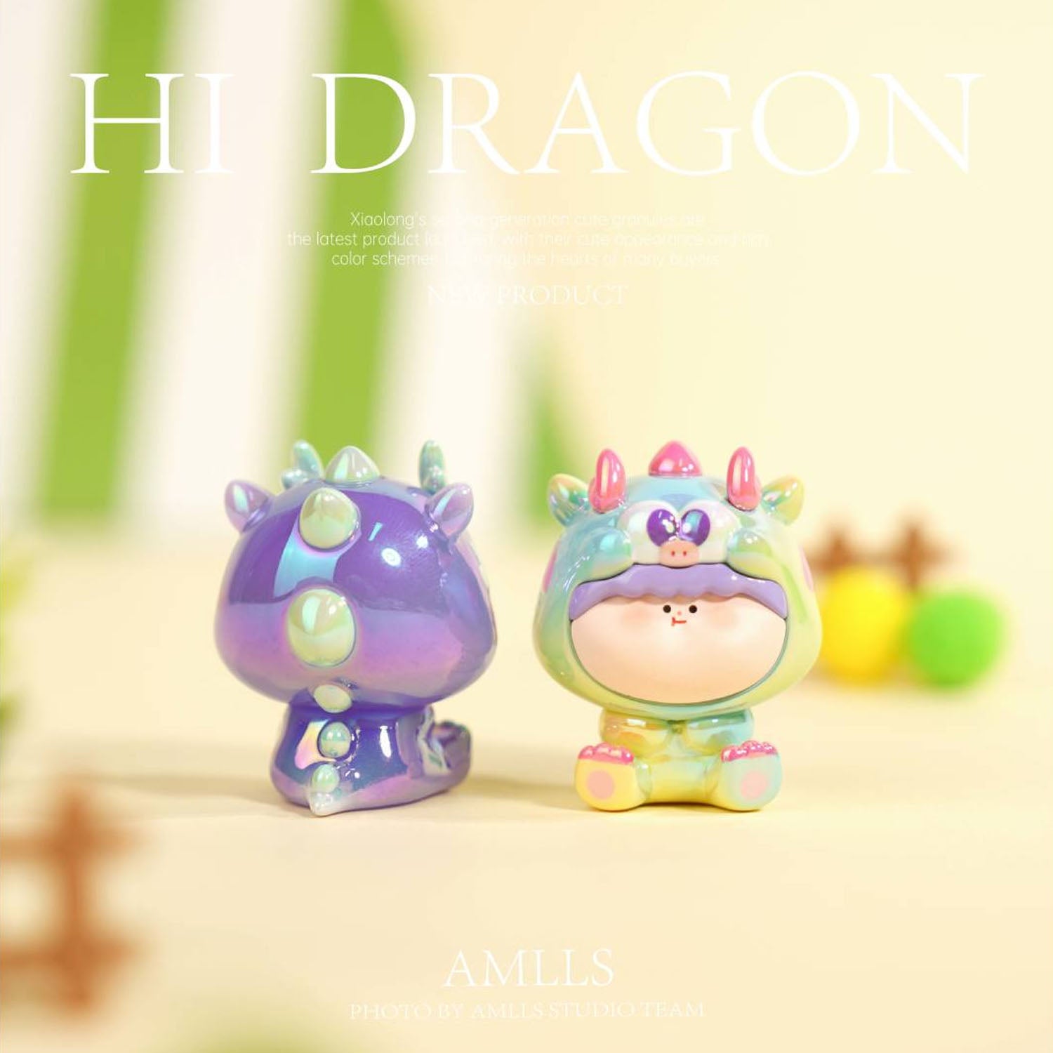 AMLLS V2 Dragon Mini Bean Series Blind Bag - Cute Collectible Dragon Toys for Kids, Random Mystery Pack with 12 Unique Styles - Perfect for Birthday Gifts, Party Favors and Treasure Box Surprises