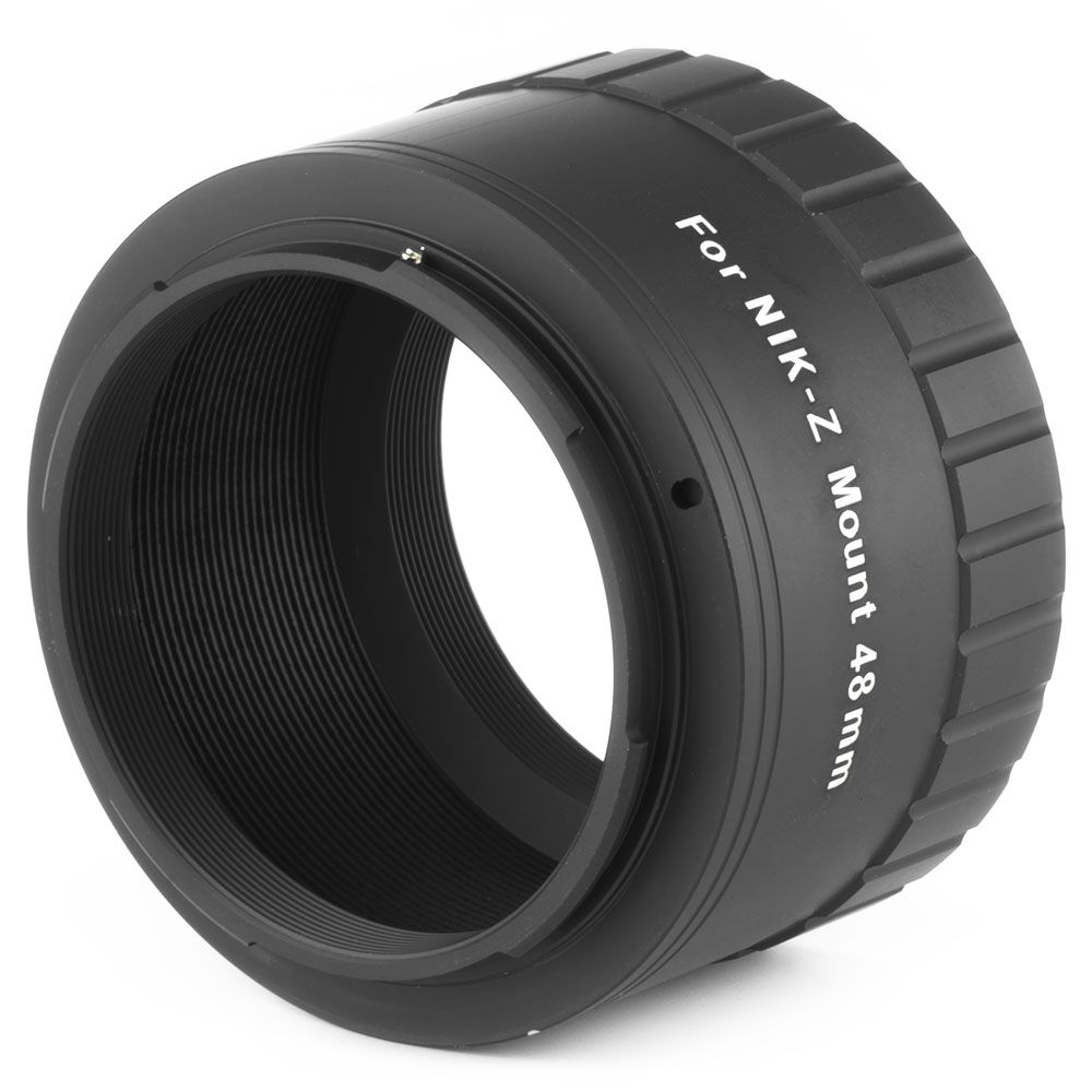 48mm T Mount Adapter for Nikon Z Mirrorless Cameras - Compatible with Z5, Z6, Z7 Series - Perfect for Astrophotography & Telescope Photography