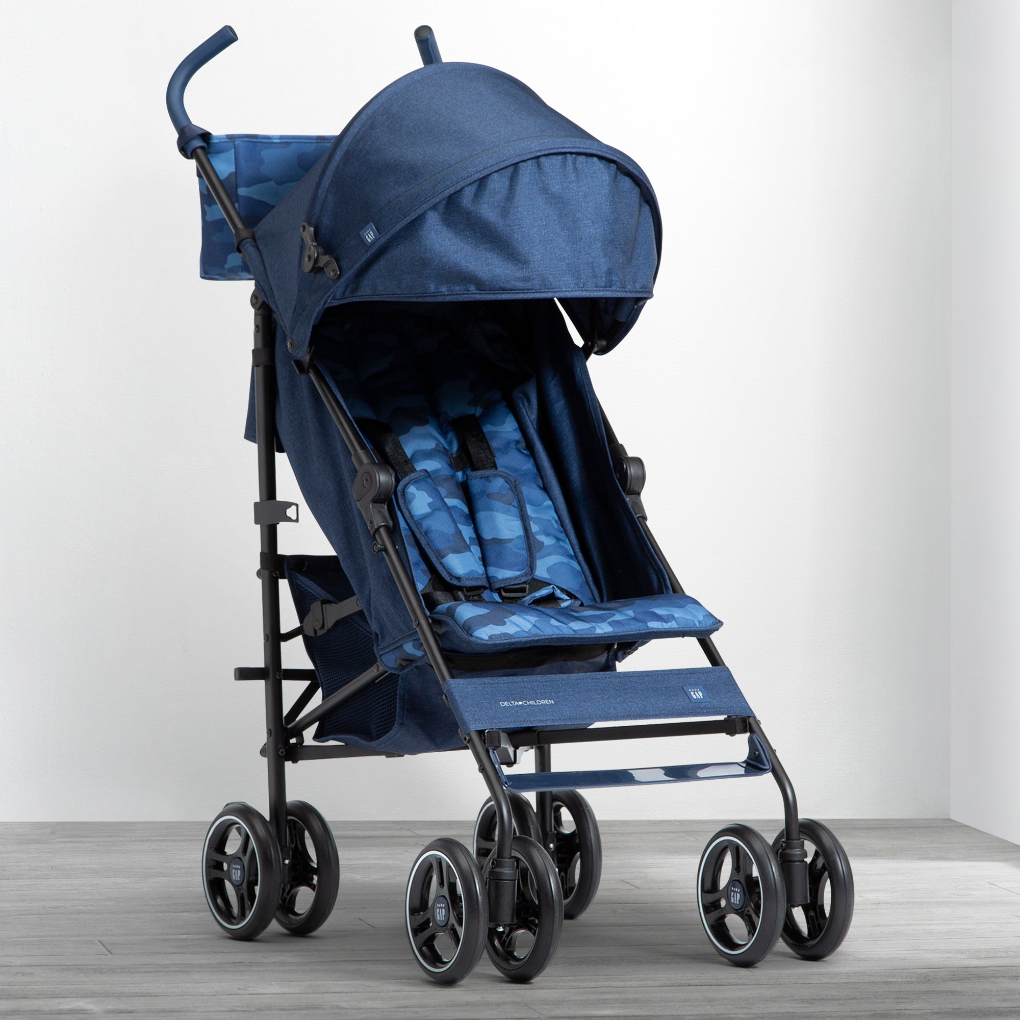 BabyGap Classic Stroller - Lightweight Compact Baby Stroller with Adjustable Canopy | Perfect for Travel, Shopping & Everyday Use