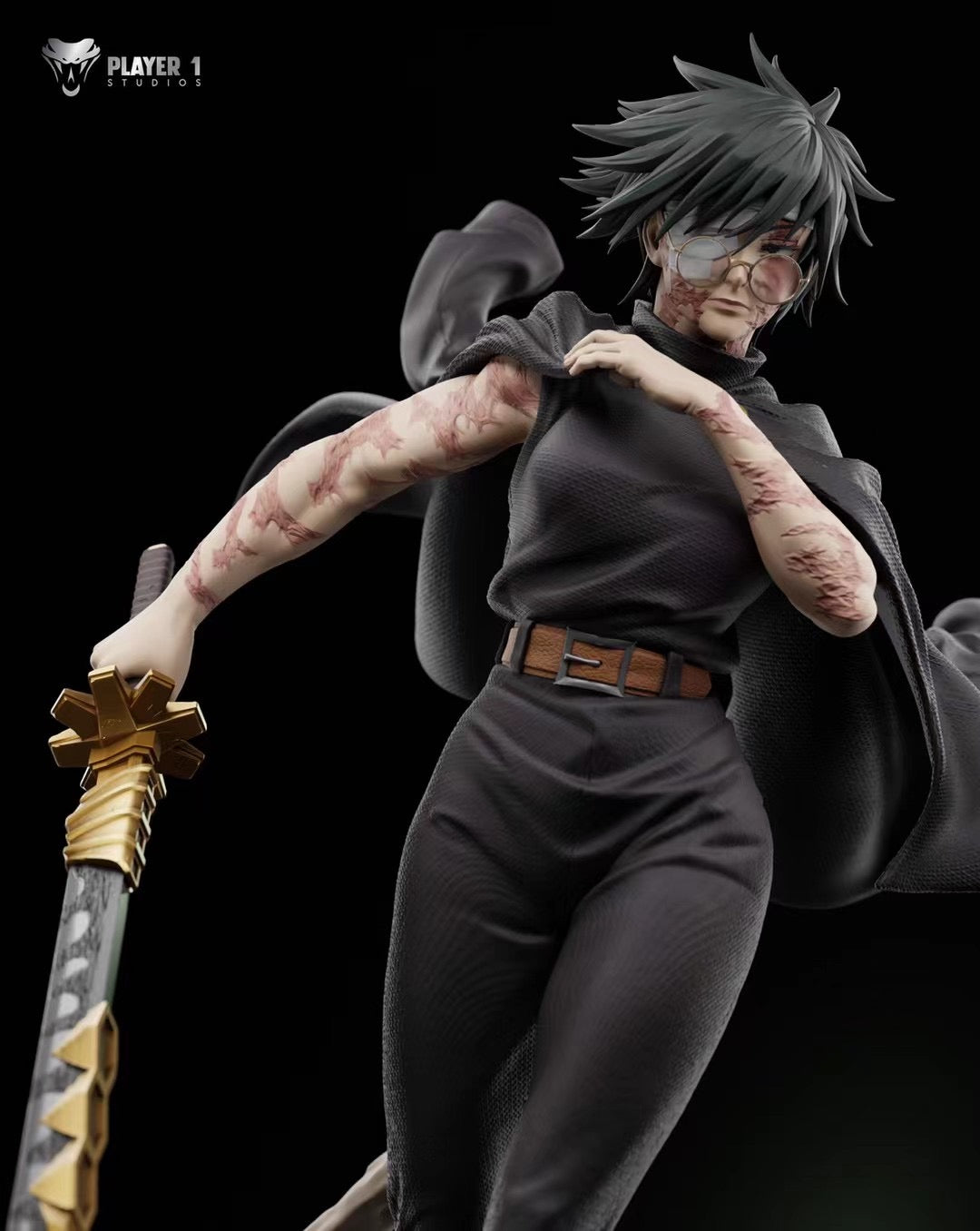 Player 1 Studio Zenin Maki Anime Figure - Premium Collectible Statue for Jujutsu Kaisen Fans | Perfect for Display, Cosplay, and Anime Merch Collections