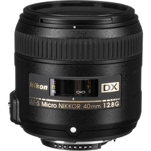 Nikon AF-S NIKKOR DX 40mm F2.8G Macro Lens for DSLR Cameras - Perfect for Close-Up Photography, Product Shots & Food Photography