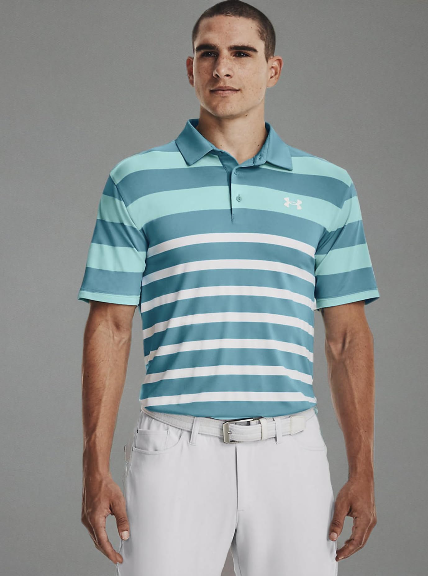 Under Armour Men's Performance Polo Shirt - Moisture-Wicking, Breathable & Quick-Dry Golf & Casual Wear