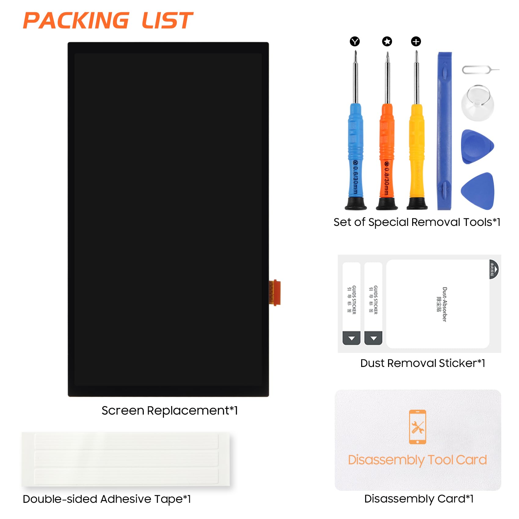 Original OLED Screen Replacement for Nintendo Switch OLED 2021 Model - High-Quality LCD Display Repair Part (Black) - Perfect for DIY Console Repair & Screen Upgrades
