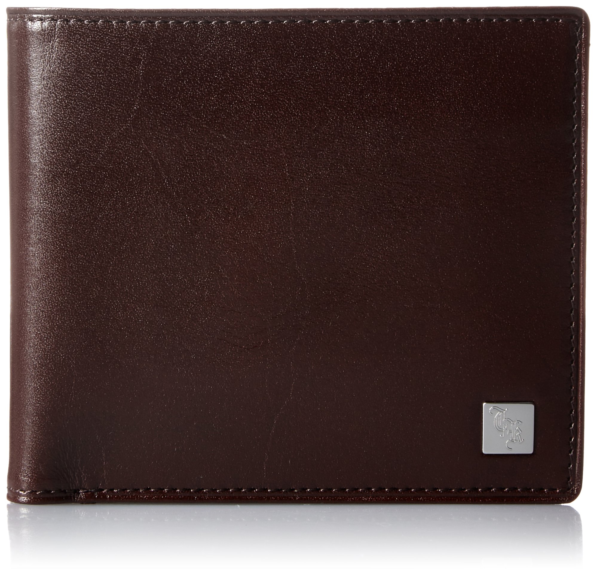 TAKEO KIKUCHI Genuine Leather Men's Wallet - Slim Bifold RFID Blocking Credit Card Holder for Everyday Use & Travel
