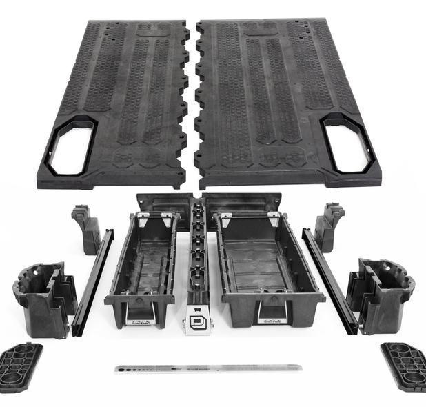 2005-2018 Toyota Tacoma Truck Bed Storage Organizer System - Heavy Duty Cargo Management for Camping, Work & Off-Road Adventures