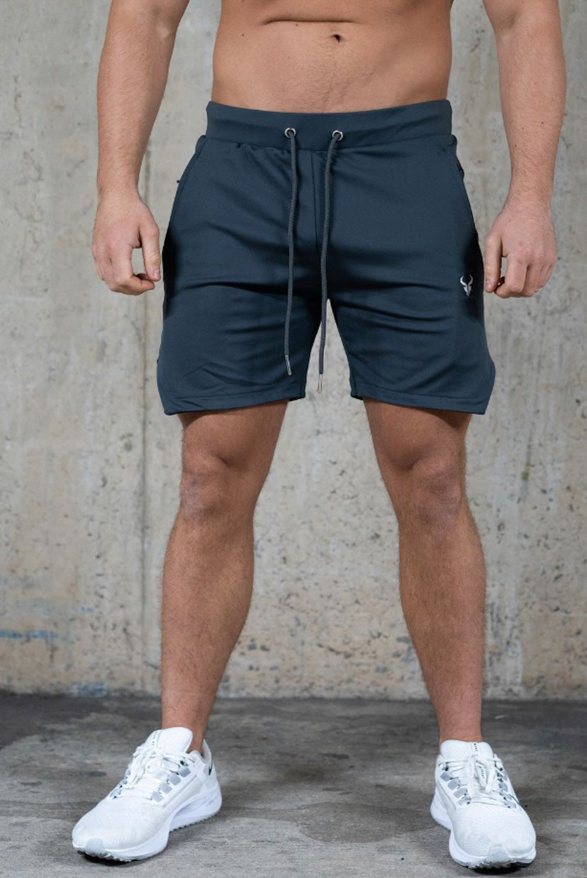 Cerus Grey Proctor Linerless Shorts - Moisture-Wicking, Breathable & Quick-Dry Workout Shorts for Men | Perfect for Running, Gym & Outdoor Activities