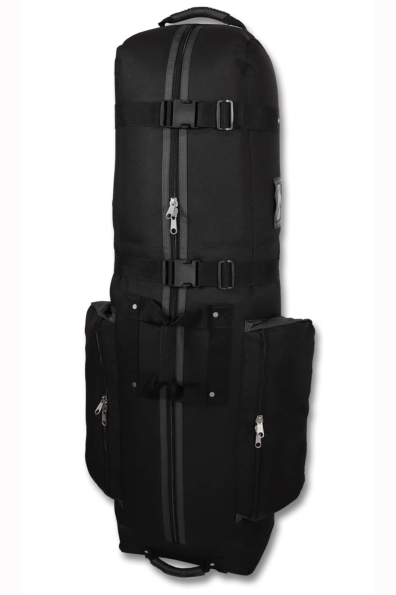 CaddyDaddy Constrictor 2 Padded Golf Travel Bag Cover with Oversized Pockets - Heavy Duty Wheeled Golf Bag Travel Case, Lightweight Protection for Airline Travel | Perfect for Golf Vacations & Tournament Travel