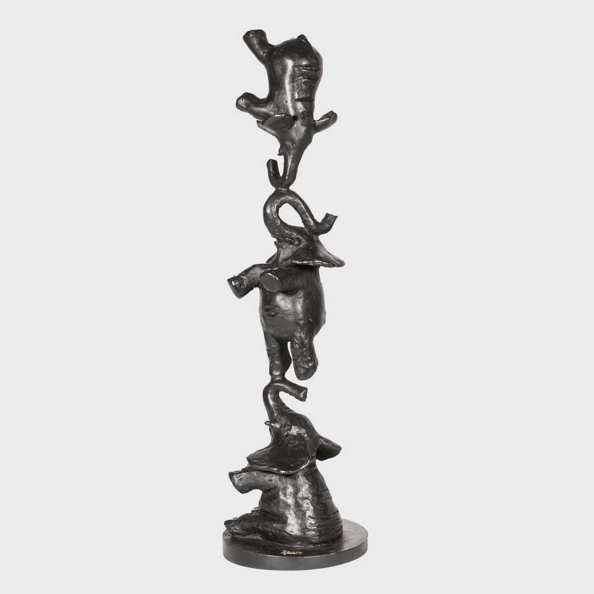 Elephant Totem Statue - Handcrafted Home Decor for Living Room, Office & Meditation Space | Feng Shui & Spiritual Gift