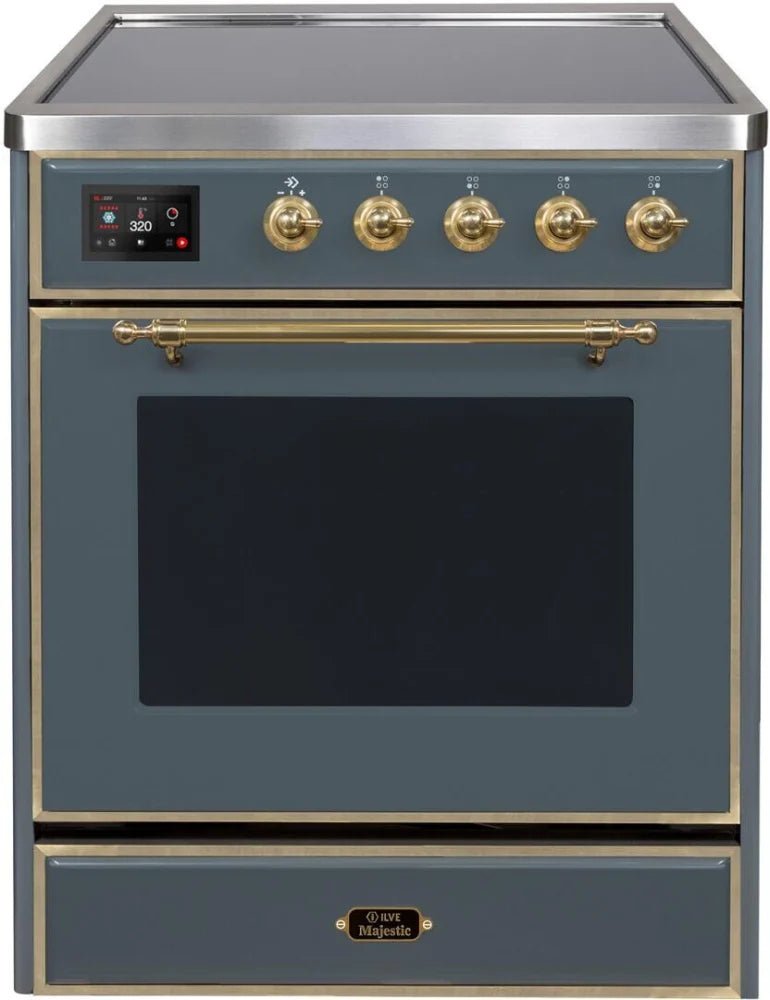 ILVE Majestic II Series 30-Inch Induction Range with 4 Elements & Electric Oven - UMI30NE3BGG | Premium Kitchen Appliance for Modern Homes, Ideal for Cooking, Baking & Entertaining