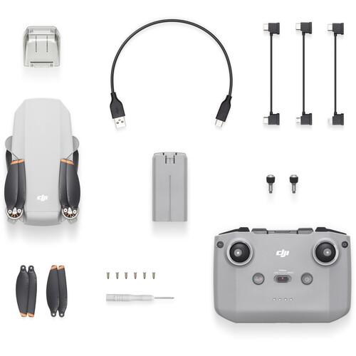 DJI Mini 2 Fly More Combo - Lightweight & Foldable Drone with 4K Camera, 31 Min Flight Time, OcuSync 2.0 Transmission - Perfect for Aerial Photography, Travel Adventures & Content Creation