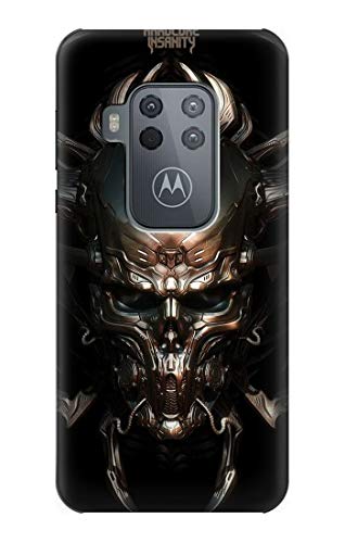Hardcore Metal Skull Case Cover for Motorola Moto One Zoom & Moto One Pro - Durable Protective Phone Case for Motorola Smartphones - Perfect for Bikers, Rock Fans & Edgy Style Lovers