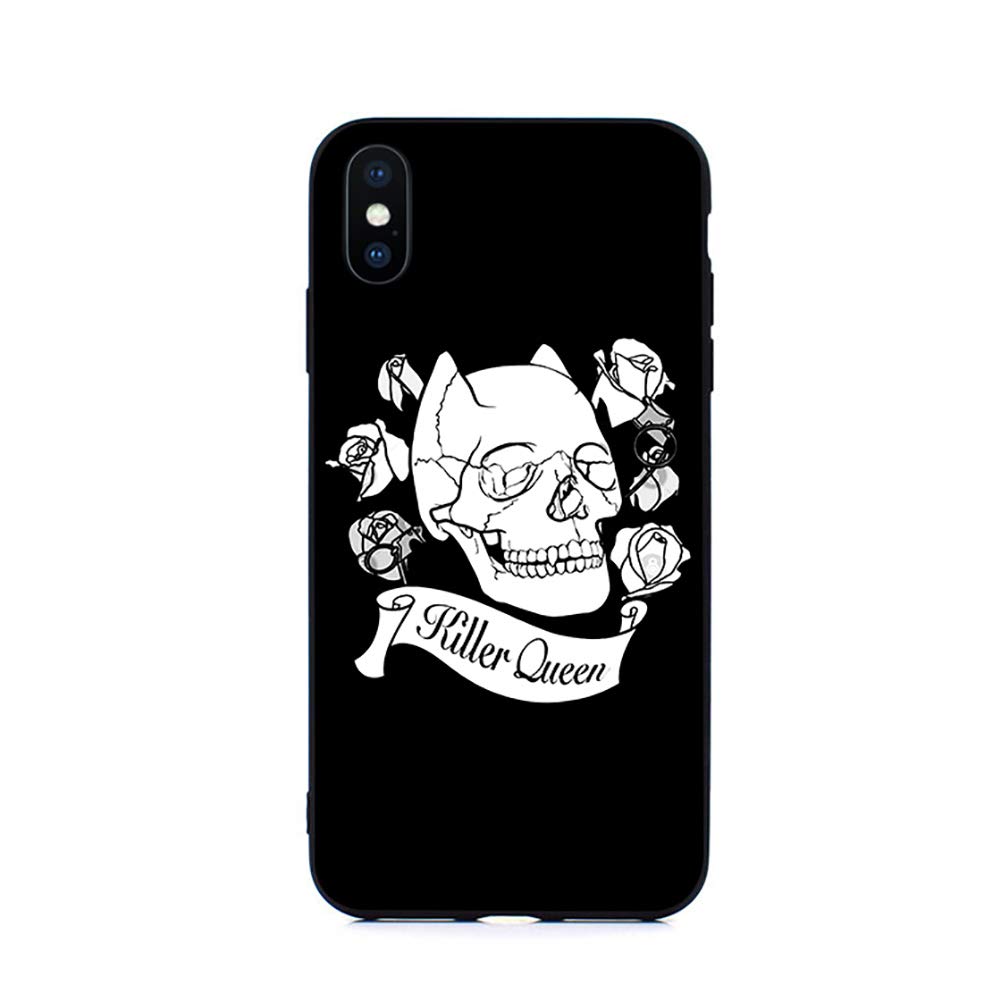 JoJo's Bizarre Adventure Anime Soft TPU Phone Case for iPhone Xs Max/XR/X/XS/7/8/7 Plus/8 Plus/6/6S/11/11 Pro/11 Pro Max - Protective Slim Black Cover | Perfect for Anime Fans, Cosplay Events & Daily Use