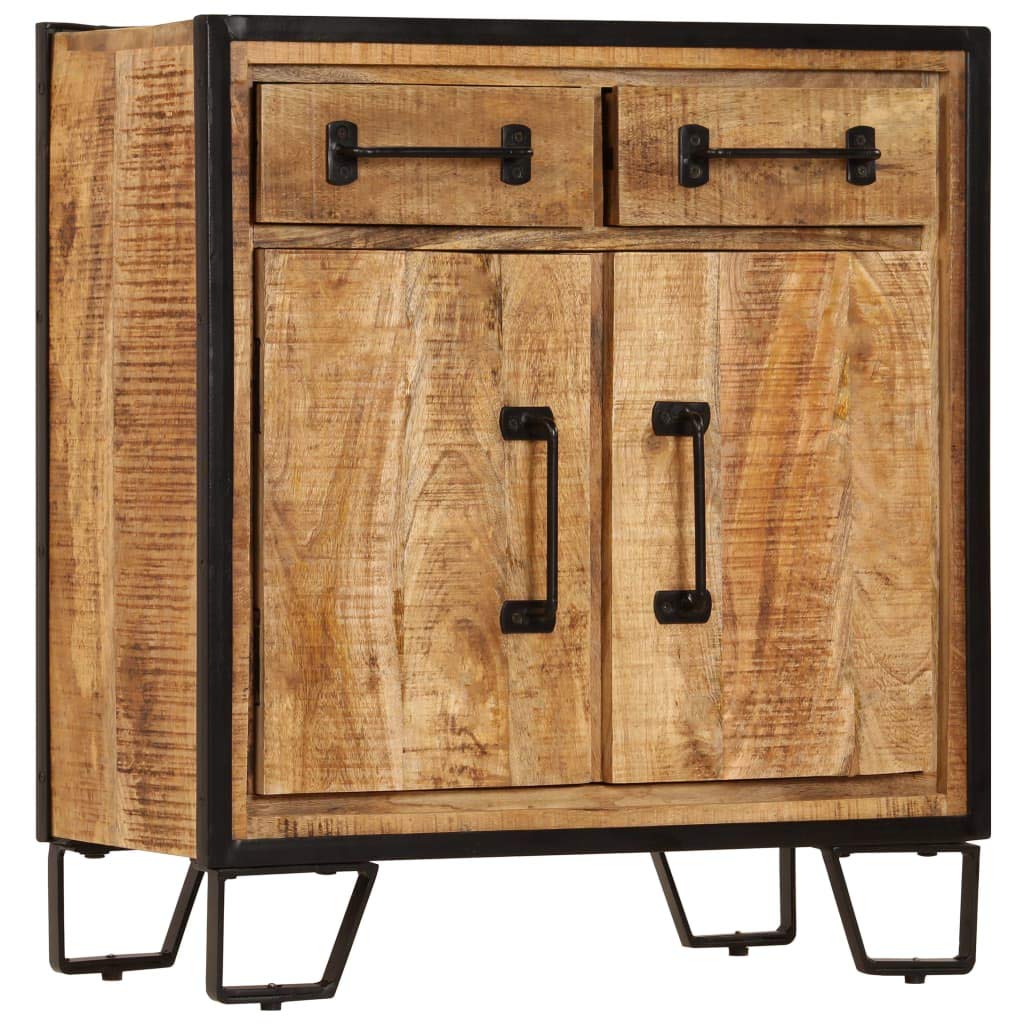 Solid Mango Wood Buffet Server Cabinet - 25.6