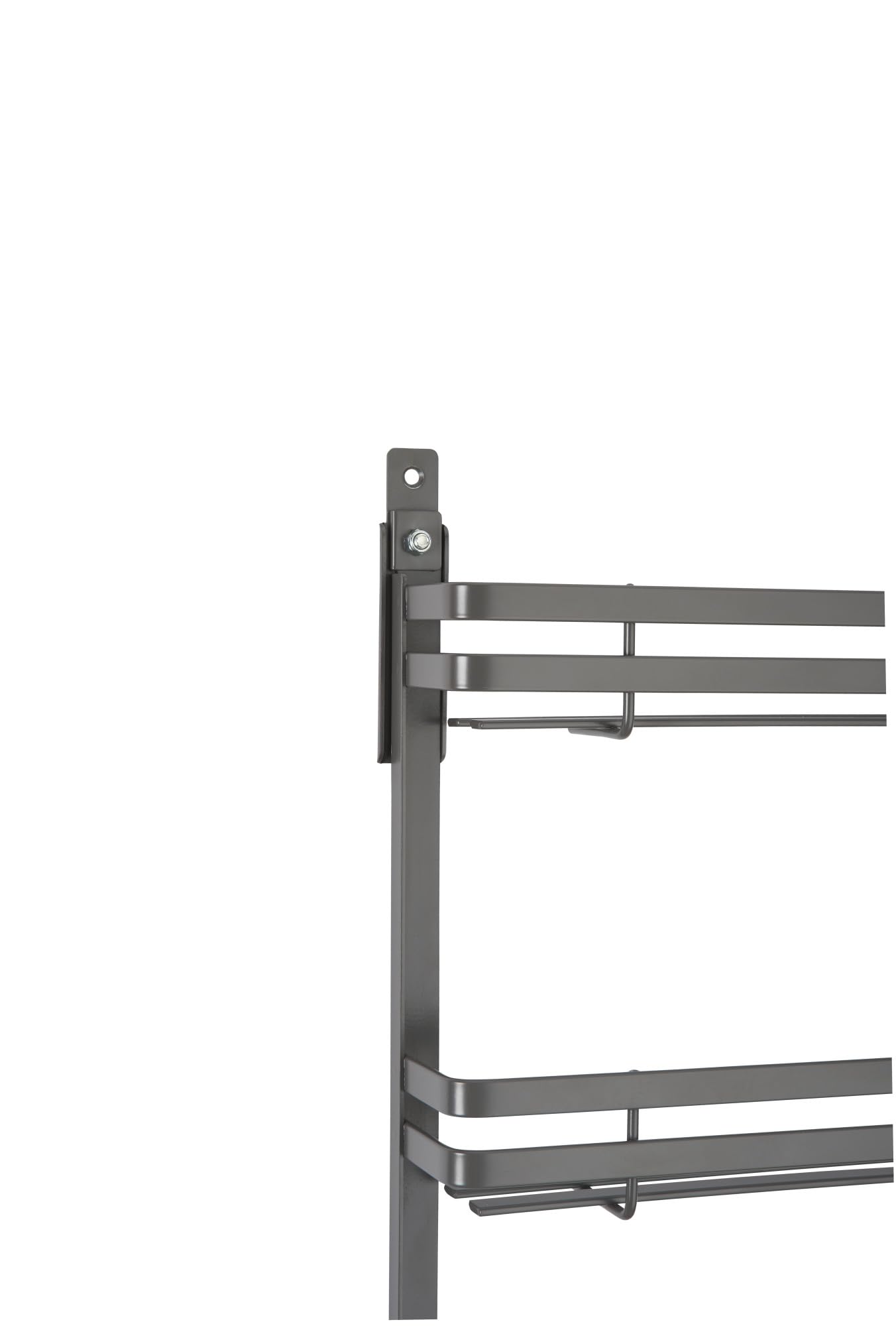 Rev-A-Shelf Steel Wall/Door Mount Spice Rack Organizer - Space Saving Kitchen Storage Solution for Spices, Jars & Small Bottles - Perfect for Pantry, Cabinet or Door Organization