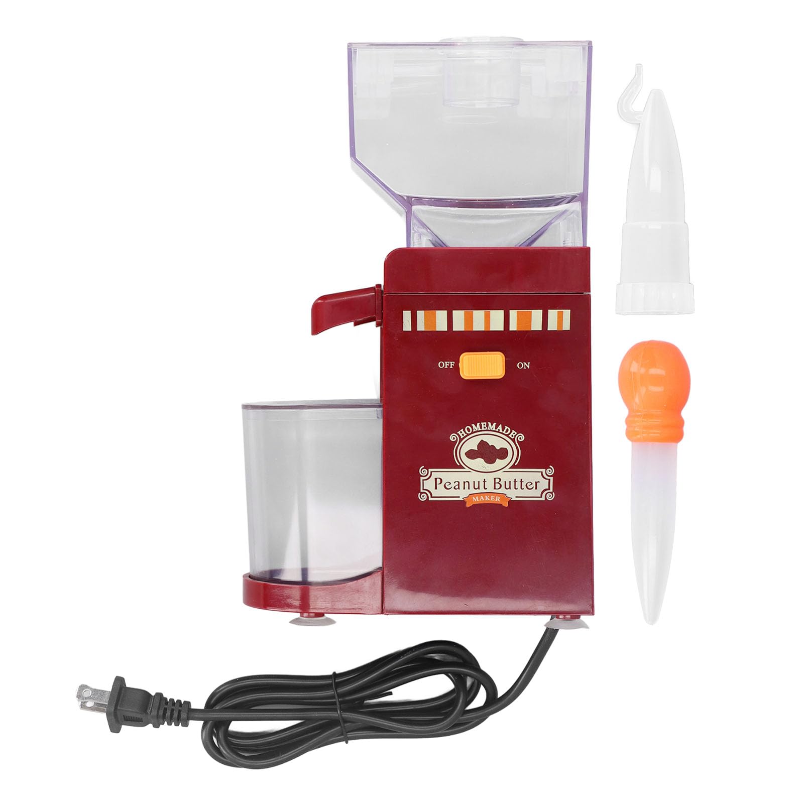 Vbestlife Electric Nut Grinder Machine - Automatic Sesame Sauce Maker for Peanuts, Almonds, Cashews & Hazelnuts | 110V US Plug | Perfect for Home Kitchens, Bakeries & Healthy Snack Preparation