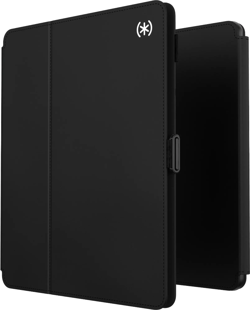 Speck Balance Folio Case for iPad Air 13-inch (M2) - Protective Black Cover - Perfect for Work, Travel & School Use