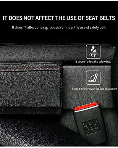 JEYODA Car Seat Organizer with USB Charger - Multi-Function Storage for Phone, Keys & Drinks - Perfect for Road Trips & Daily Commutes (Mocha Brown)