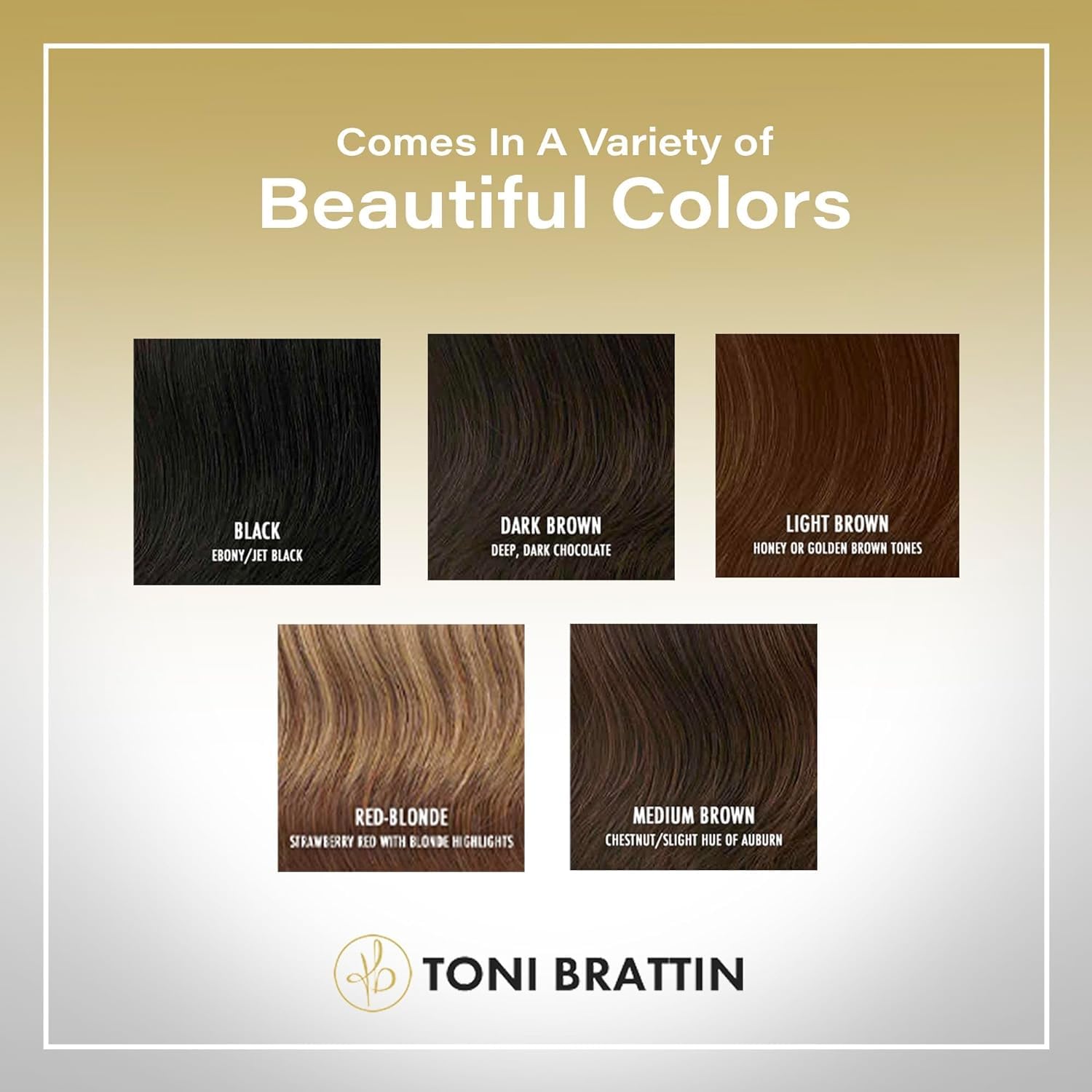 Toni Brattin Irresistible Lace Front Wig - Natural Looking Multi-Cultural Shoulder Length Human Hair Wig with Soft Curls | Heat-Friendly Synthetic Fiber | Adjustable Cap for Comfort (Light Grey) | Perfect for Daily Wear, Cosplay & Special Occasions