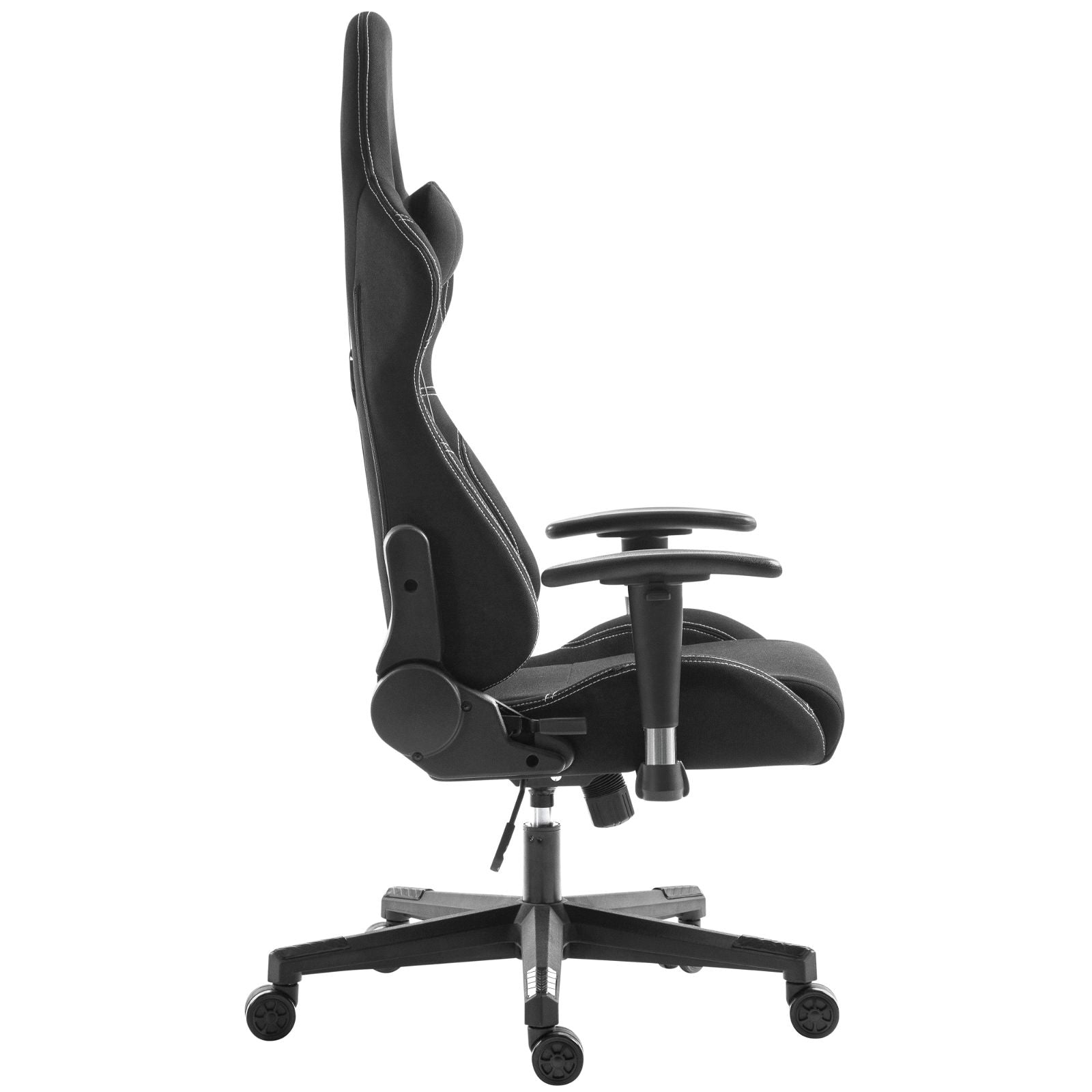 Stealth Ergonomic Gaming & Office Chair with Adjustable Armrests - Black by Tauris - Perfect for Long Gaming Sessions & Home Office Work
