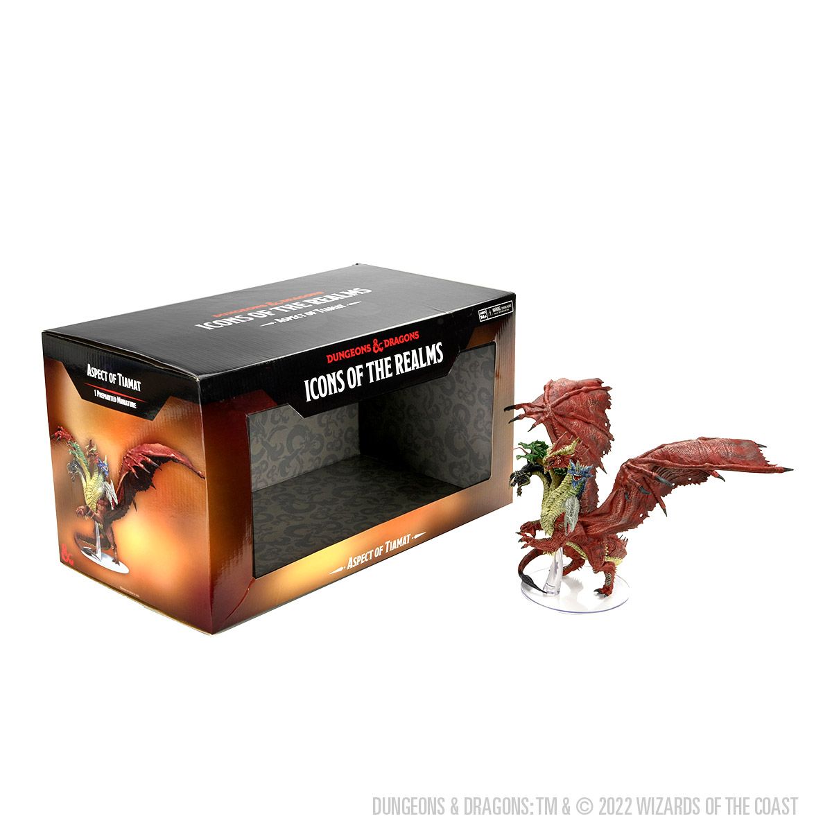 D&D Icons of the Realms: Aspect of Tiamat Miniature Figure - Premium Dungeons & Dragons Collectible for Tabletop RPG Gaming & Fantasy Display