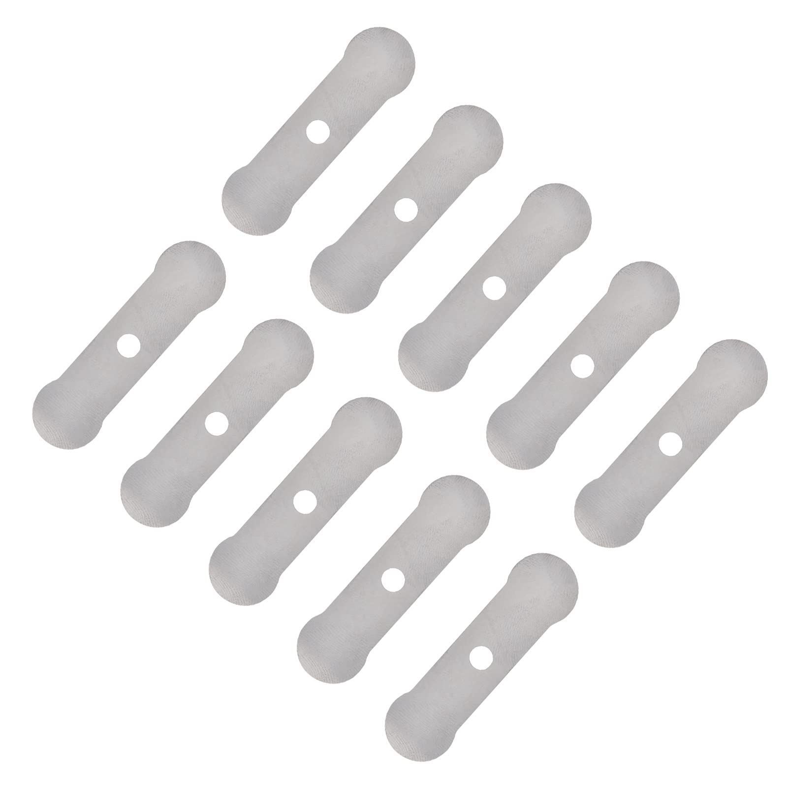 13x46mm Aluminum Air Compressor Intake Valve 10Pcs - Replacement Parts for Air Compressor Pumps & Valve Plates - Perfect for Industrial, Automotive & DIY Air Tool Maintenance