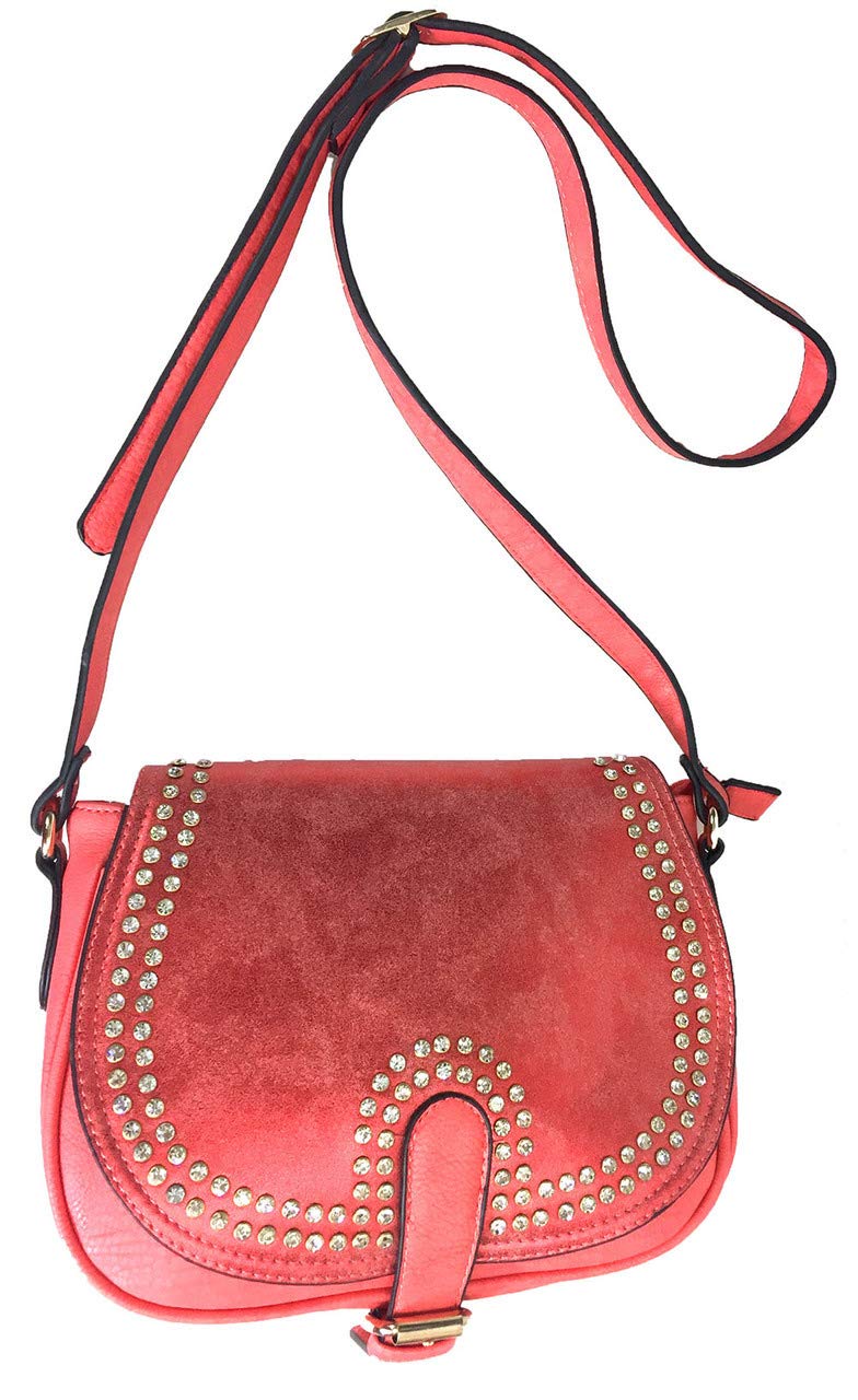 Stylish Rhinestone Buckle Crossbody Bag for Women - Perfect for Parties, Date Nights & Evening Events
