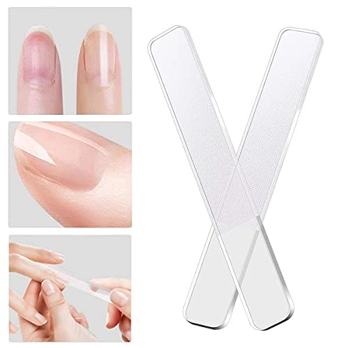 Premium Nano Glass Nail File - Crystal Nail Buffer & Shine Polisher for Natural Nails (Transparent, Pack of 1) | Perfect for Salon, Home Manicures & Travel Nail Care