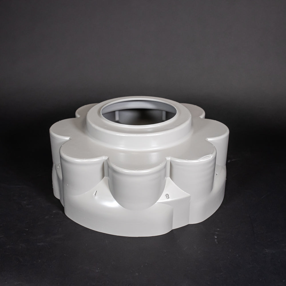 8 Bottle Sampling Base Locating Insert - Durable and Precise Positioning Tool for Laboratory, Research, and Industrial Applications