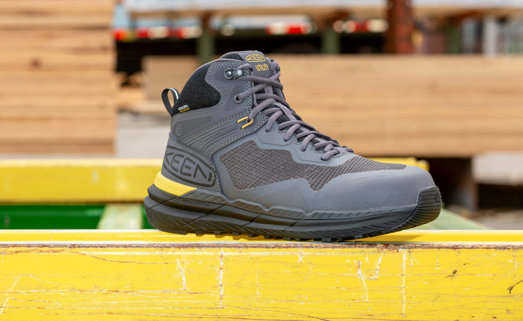 Men's Waterproof Steel Toe Work Boots - Carbon Toe Safety Shoes for Construction & Outdoor Work | Slip Resistant, Electrical Hazard Protection - Ideal for Industrial Jobs, Warehouse & Heavy Duty Use