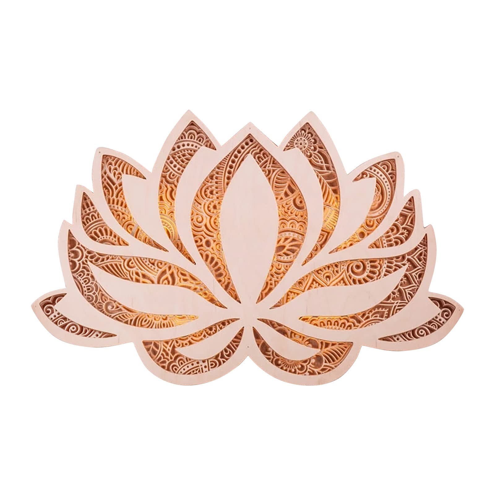 Boddenly Acrylic Yoga Night Light - Elegant LED Wall Lamp for Yoga Room, Bedroom & Meditation Space - White Elephant Gift Idea - Perfect for Relaxation, Home Decor & Creating Calming Atmosphere