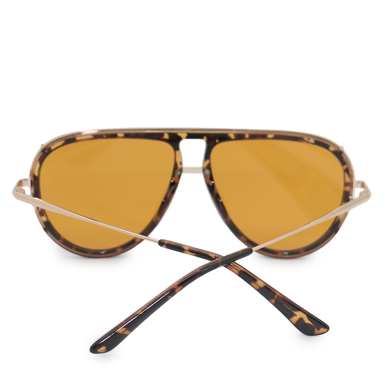 Ivy Luxe Yellow Tangle-Free Round Aviator Sunglasses for Women - UV Protection, Fashionable & Lightweight - Perfect for Driving, Beach & Outdoor Activities