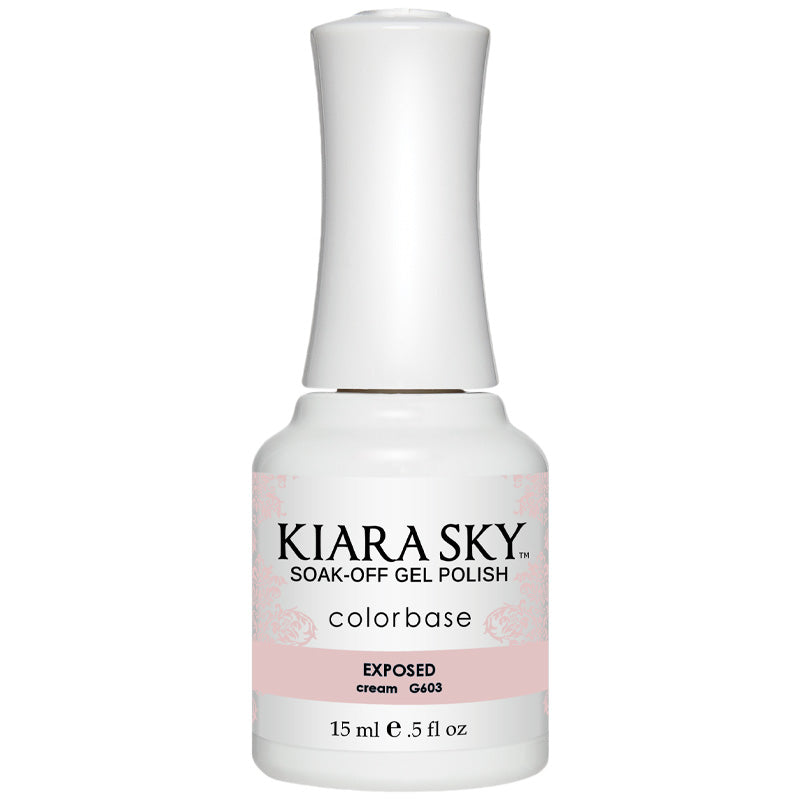 Gel Polish G603 Exposed - Long Lasting UV LED Nail Polish for Salon Quality Manicures at Home | Perfect for Nail Art, DIY Nails & Professional Use