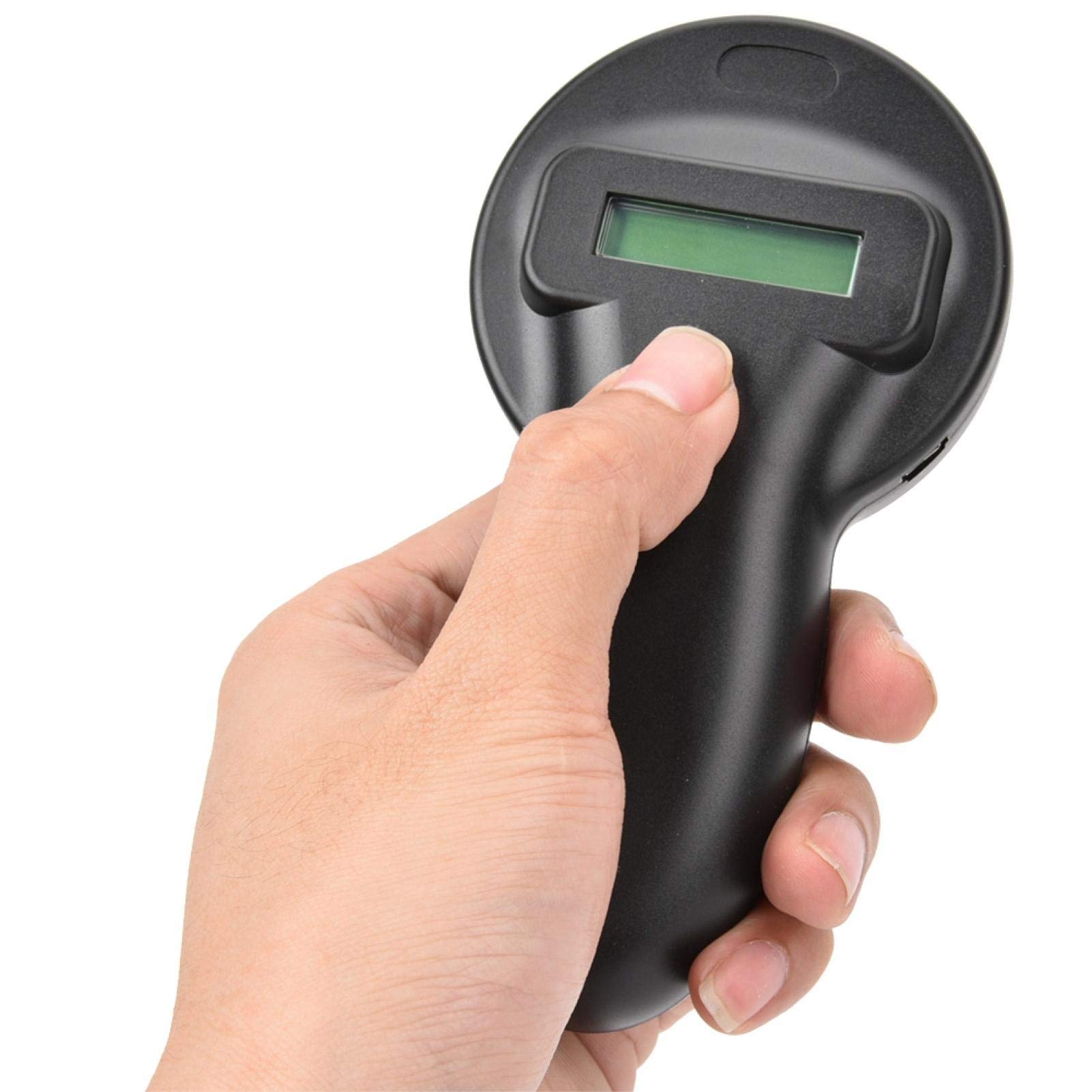 Universal Handheld Pet Microchip Scanner - Portable RFID Reader for Dogs, Cats & Pigs | Vet Clinic, Animal Shelter & Home Use