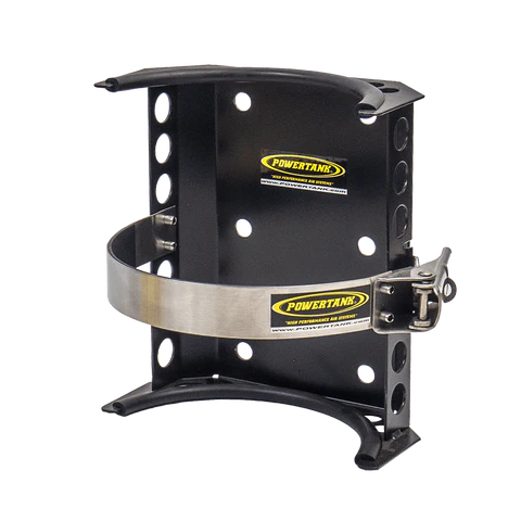 Power Tank Super Bracket - Heavy Duty CO2 Tank Holder for 5LB Cylinders - Perfect for Homebrew, Aquarium, and Kegerator Use
