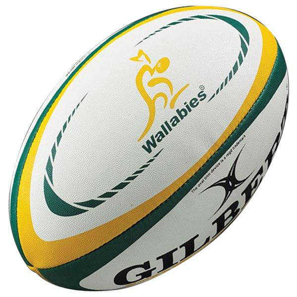 Gilbert Replica Rugby Ball - Official Size & Weight for Training & Match Play - Perfect for Rugby Practice, Games, and Sports Collectors
