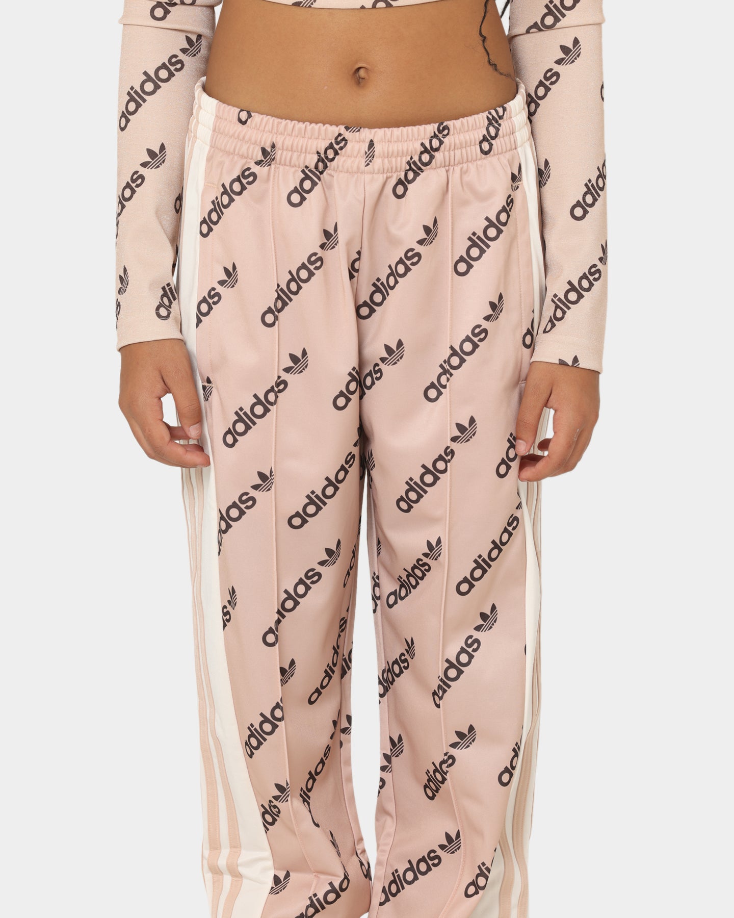 Adidas Adi Break Pants for Women - Halo Blush Color, Comfortable Athletic Joggers for Running, Yoga & Lounge Wear