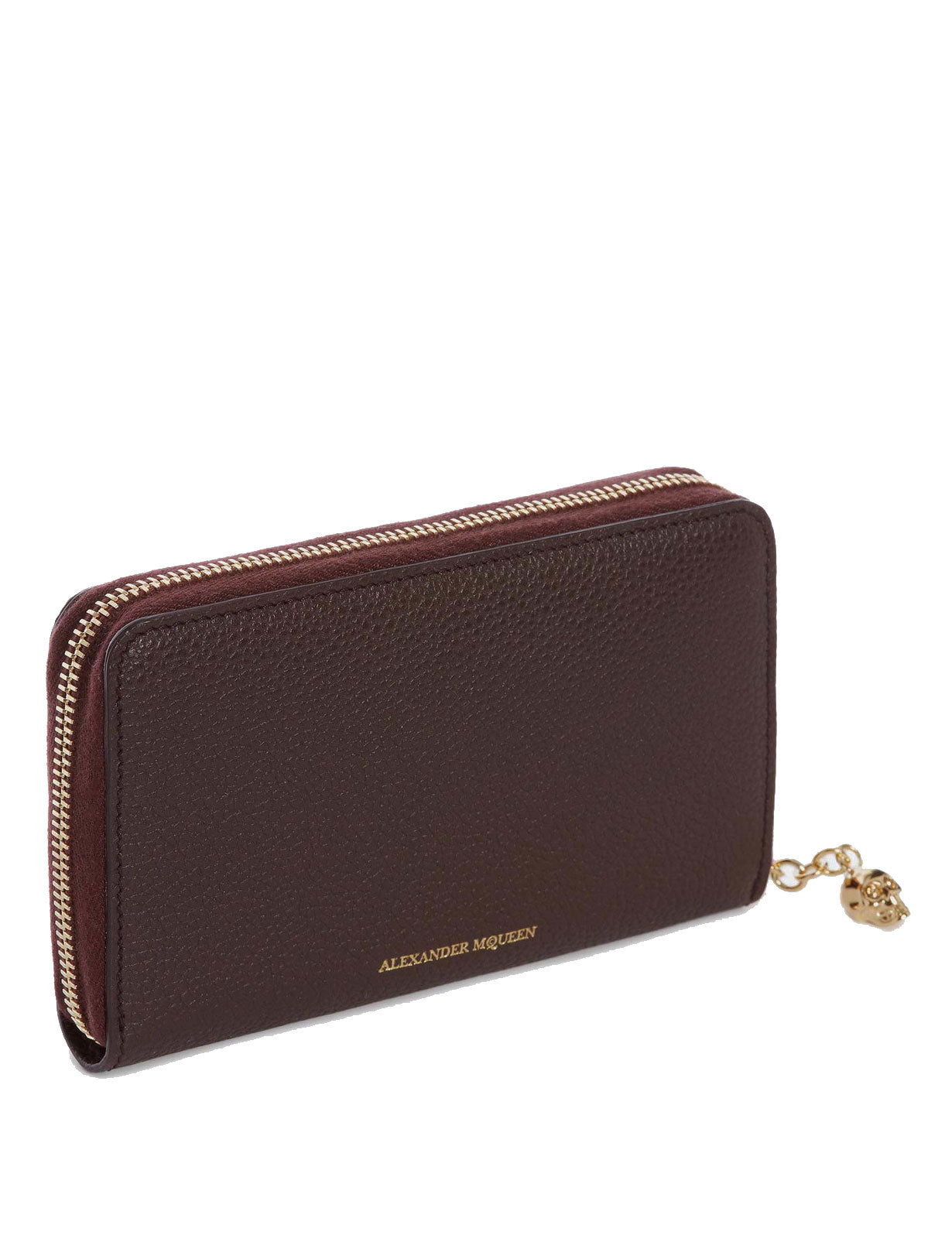 Premium Continental Medium Zip Wallet for Men & Women - Burgundy & Gold Leather RFID Blocking Travel Wallet - Perfect for Everyday Use, Business Trips & Travel Accessories