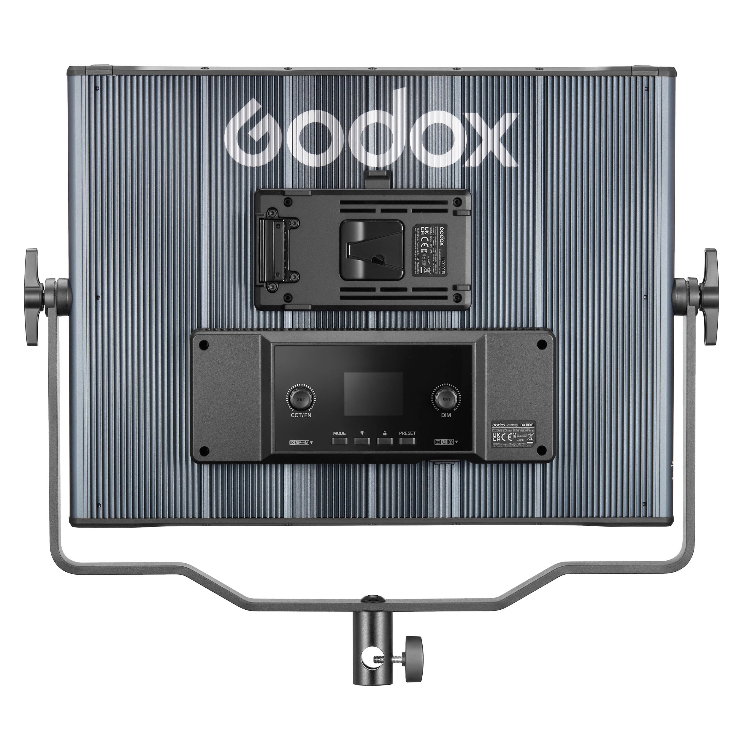 GODOX LDX100Bi Bi-Color LED Panel Light with BD-100 Barn Doors - Professional Studio Lighting for Photography, Videography & Live Streaming
