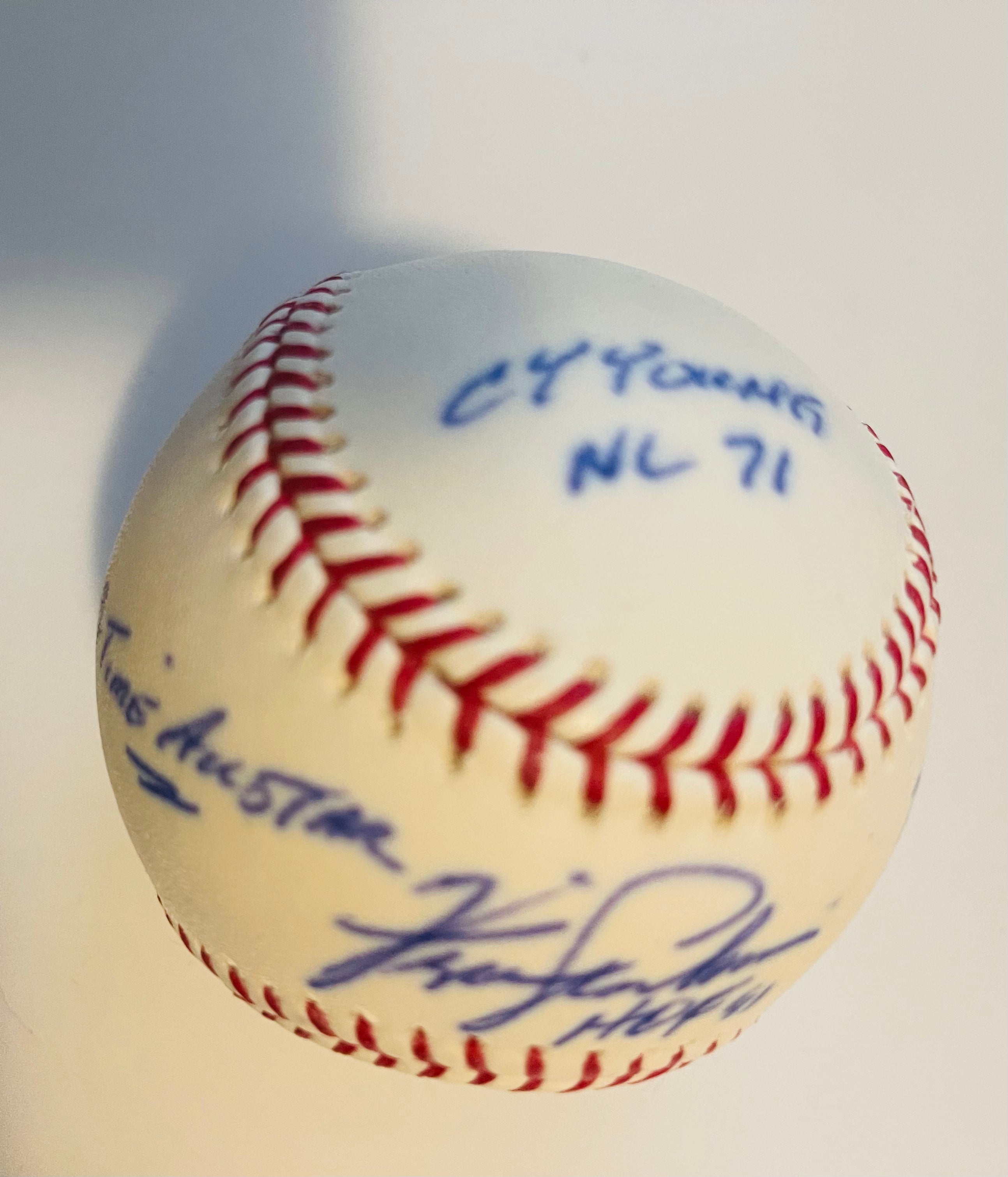 Authentic Fergie Jenkins Signed Baseball with COA - Collectible Memorabilia for Sports Fans and Gift for Baseball Enthusiasts