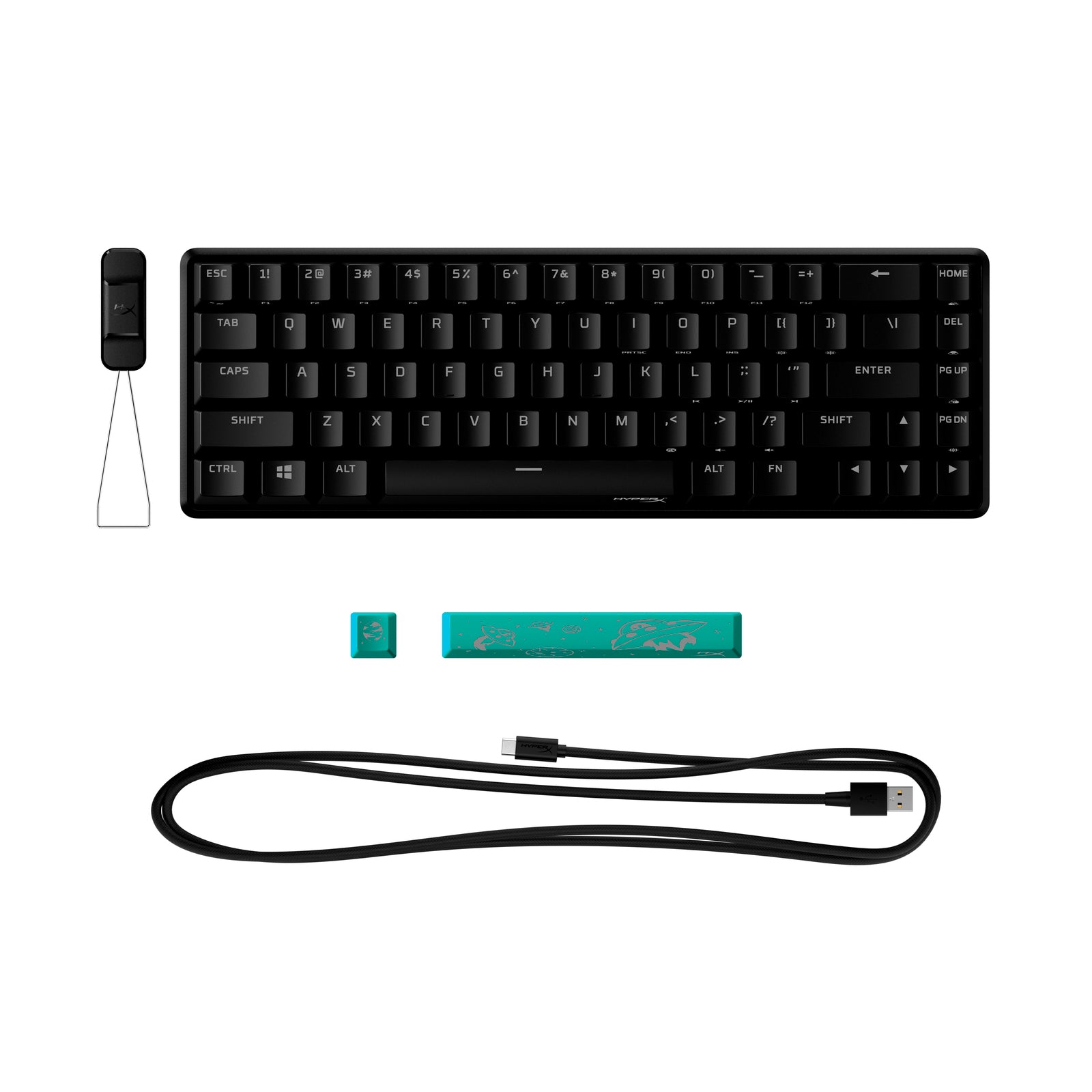 HyperX Alloy Origins 65 Compact Mechanical Gaming Keyboard - RGB Backlit, Tactile Switches for PC, Mac, PS5, Xbox - Perfect for Esports, Streaming & Office Work