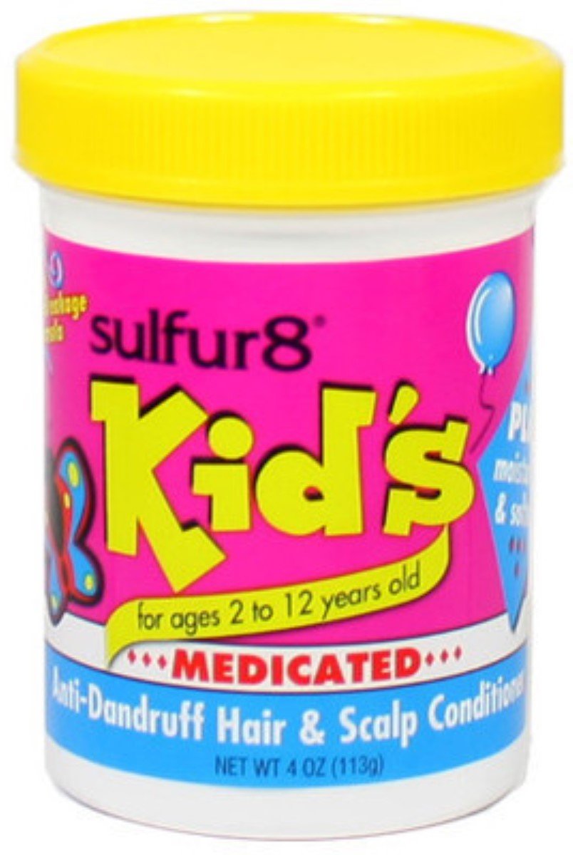 Sulfur8 Kids Medicated Anti-Dandruff Shampoo & Scalp Treatment - 4 oz (10 Pack) - Gentle Formula for Children's Hair Care & Itchy Scalp Relief - Perfect for Daily Use & Dandruff Prevention