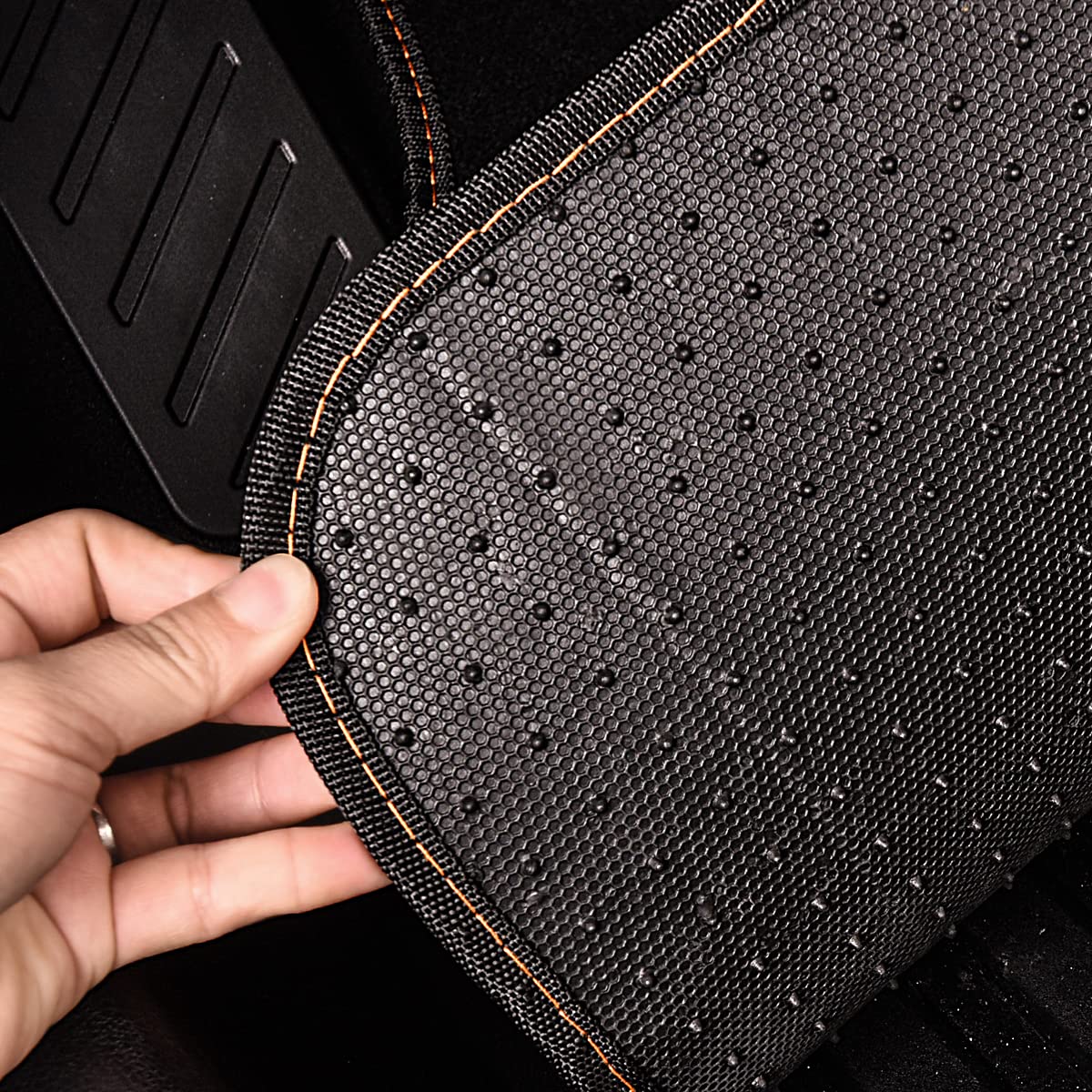 Waterproof Car Floor Mats - Universal Fit, Anti-Slip for SUV, Sedan, Truck - Perfect for Daily Commute & Road Trips