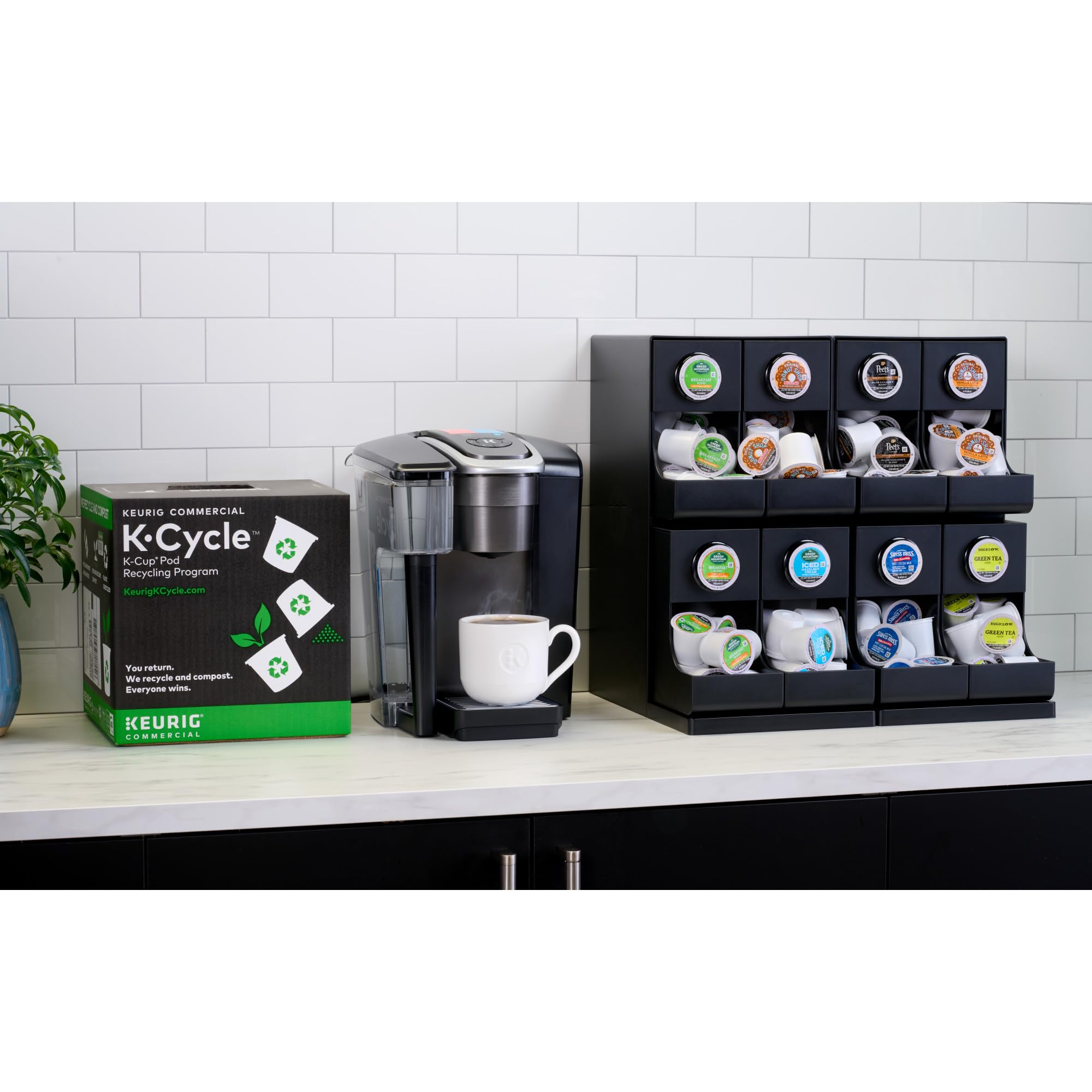 Keurig K-1550 Commercial Coffee Maker - Single Serve Brewer for Offices, Restaurants & Large Events - High Capacity Coffee Machine with Fast Brewing