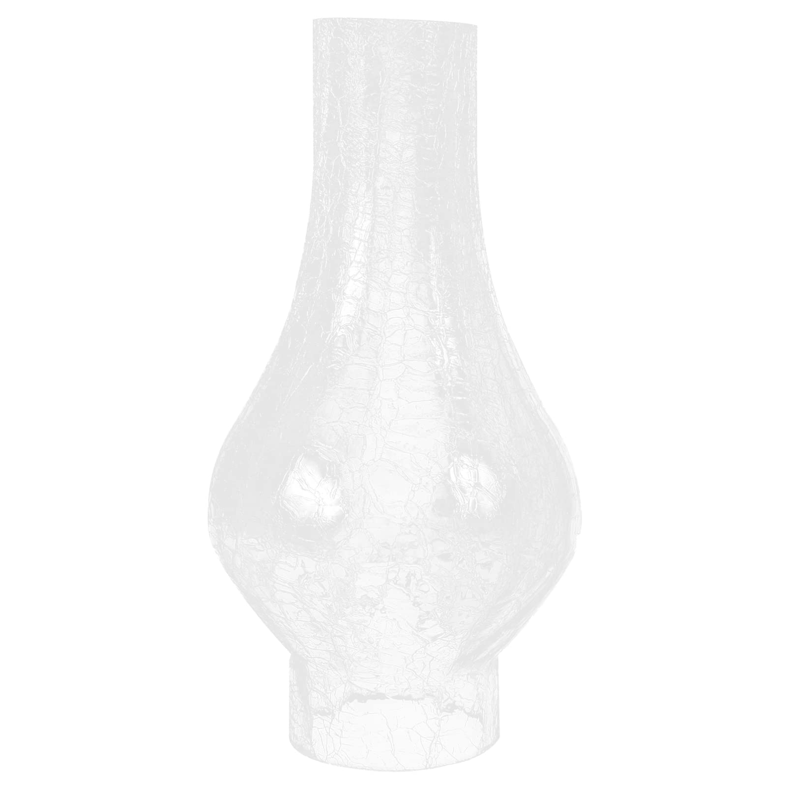 Balacoo Frosted Glass Chimney Lamp Shade - Vintage Oil Lamp Replacement Cover, Wall Light Shade for Restaurant, Home & Living Room Decor - Transparent Design for Cozy Ambiance & Romantic Lighting