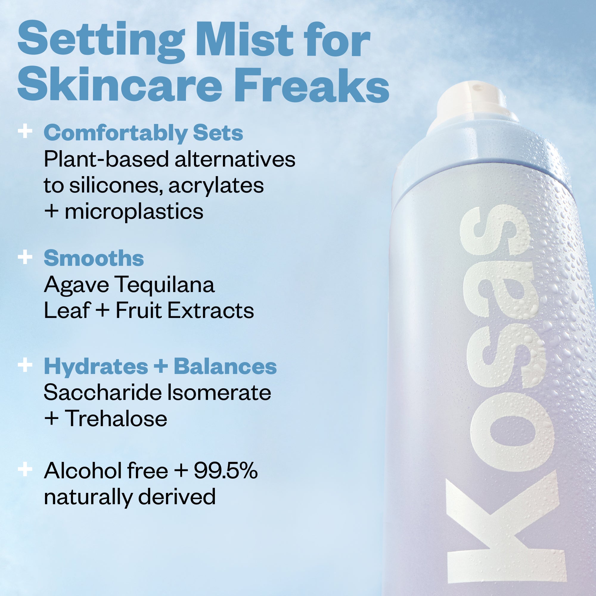 Cloud Set Airy Setting & Smoothing Mist - Lightweight Makeup Finishing Spray for Flawless, Long-Lasting Wear | Perfect for Bridal, Photography & Everyday Glow