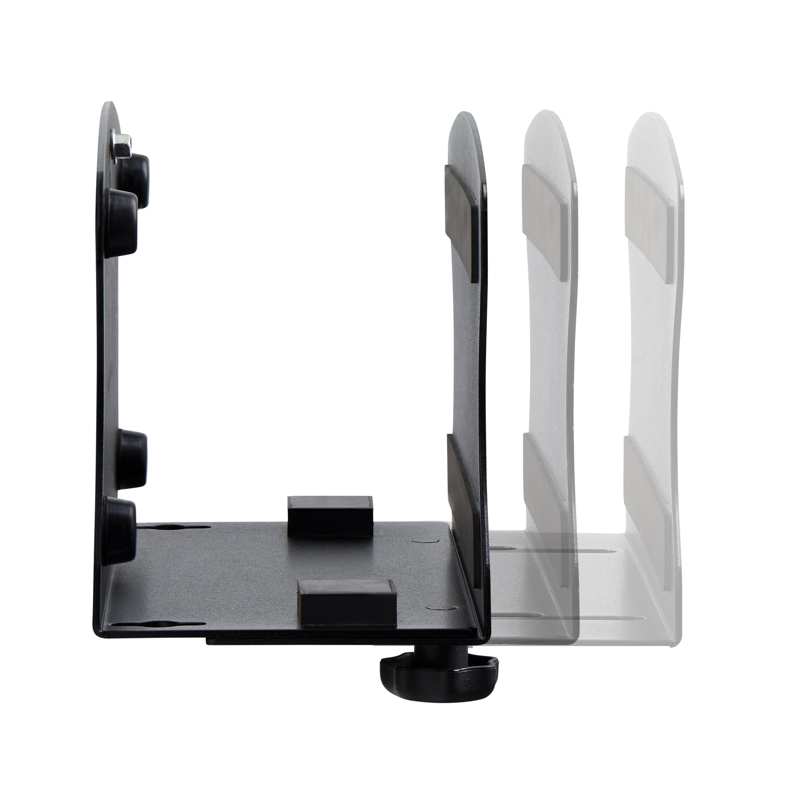 StarTech.com Heavy-Duty PC Wall Mount Bracket - Adjustable Computer Shelf for Desktop Towers up to 40lbs (18kg) | Tool-Free Installation 1.9-7.8in (50-200mm) | Perfect for Home Office, Gaming Setup & Space-Saving Workstations (Model 2NS-CPU-Wall-Mount)