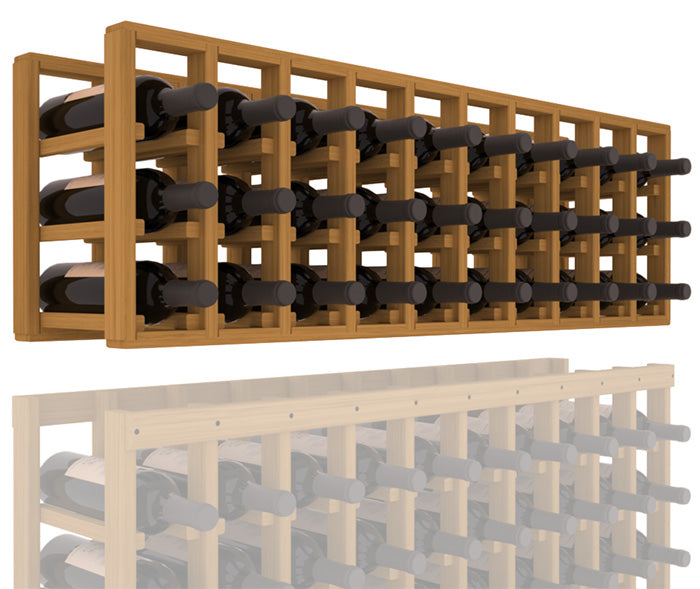 InstaCellar 10 Column Standard Extender Rack - Expandable Wine Rack Organizer for Kitchen, Pantry & Cellar Storage - Perfect for Wine Bottles, Spice Jars & Canned Goods